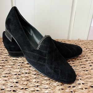 Stuart Weitzman Black Loafers size 7.5
